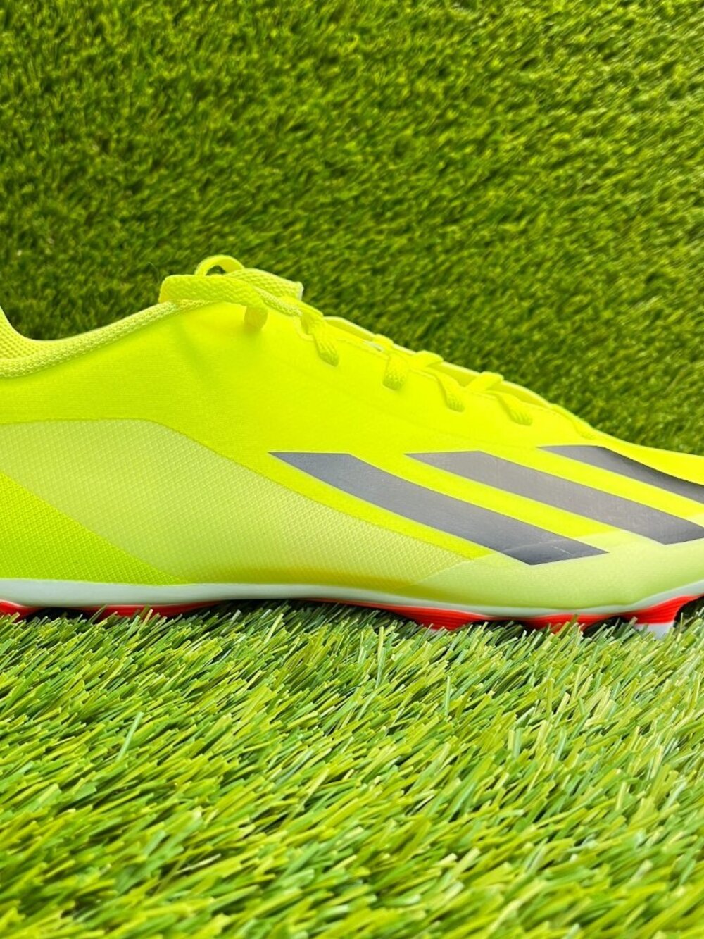 Adidas X Crazyfast Club FX Mens Size 12 Solar Yellow Running Soccer Cleats